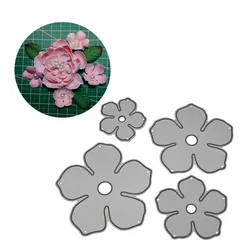 1 Set Metal Flowers Cutting Dies Handmade Stamps Craft DIY Scrapbooking Stencil Embossing Stencils