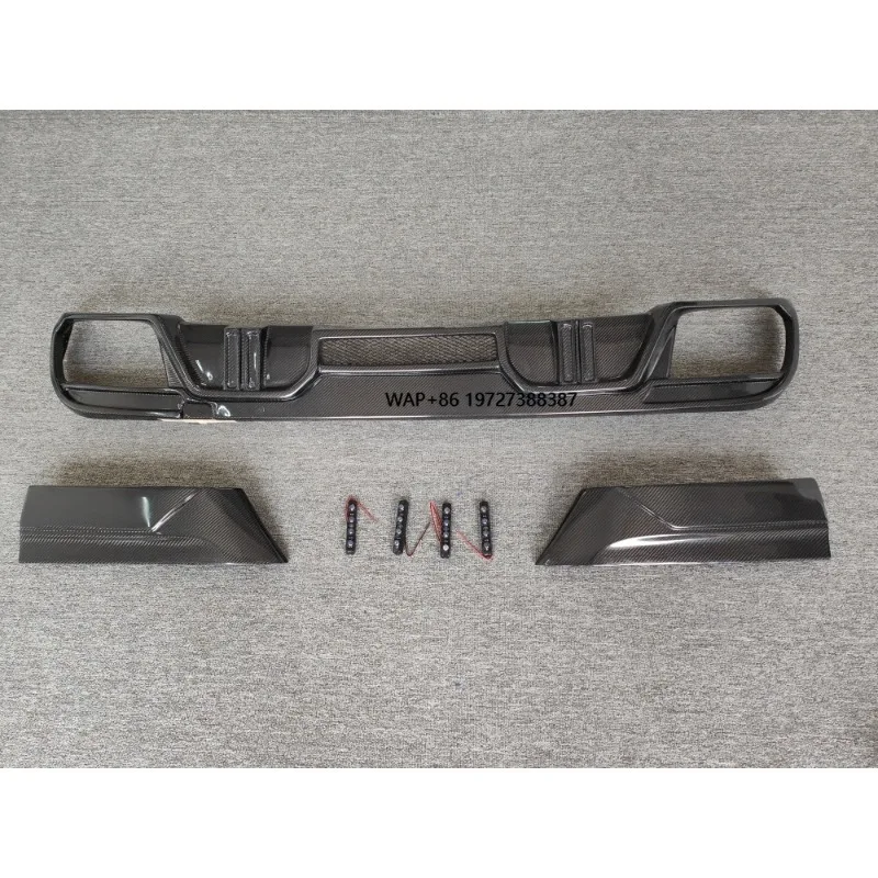 

High Quality Carbon Fiber Rear Diffuser Body Kit for X6M F96 Upgraded LD Style, Lightweight Car Kit for Rear Bumper Lip