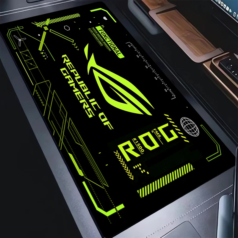 

Anime HD Print Mouse Pad Gaming Mousepad Rubber Computer R-rog Logo New Desk Mouse Mat Gamer Accessories Non-slip Keyboard Pad