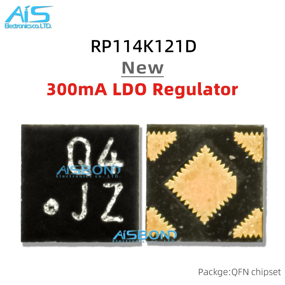 10Pcs/Lot New RP114K121D RP114K121D-TR Marking Q4 LDO Reagulator For Smart Mobile Phone Camera power chip