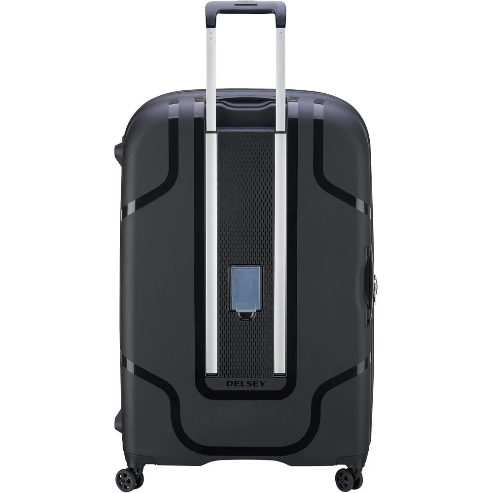 equipaje rígido expandible Paris Clavel con ruedas giratorias, negro, grande 30 pulgadas