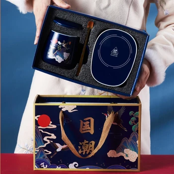 USB קפה ספל מתחמם בית משרד קבוע טמפרטורת קרמיקה ארוחת בוקר חלב חימום כרית כוס עם כפית מתנת סט לנופש