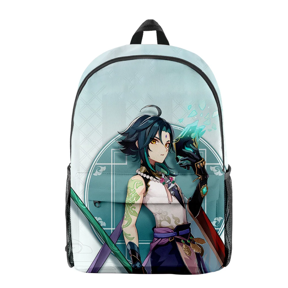 

Harajuku Popular Funny Genshin Impact pupil Bookbag Notebook Backpacks 3D Print Oxford Waterproof Boys/Girls Travel Backpacks