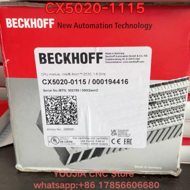 

Новый контроллер PLC CX5020-1115 требует согласования перед оформлением заказа.