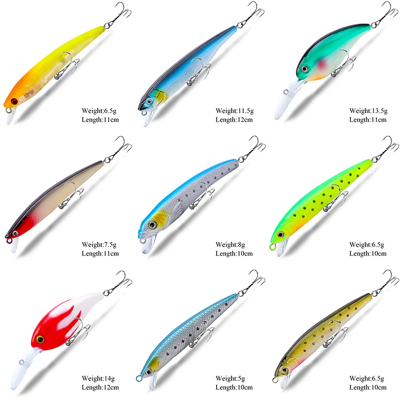 

Topline Tackle Wobbler Bait Isca Artificial 5G-14G Hot Fishing Gear Shone Sp Lures Minnow Crank Tungsten Magnet Weight System