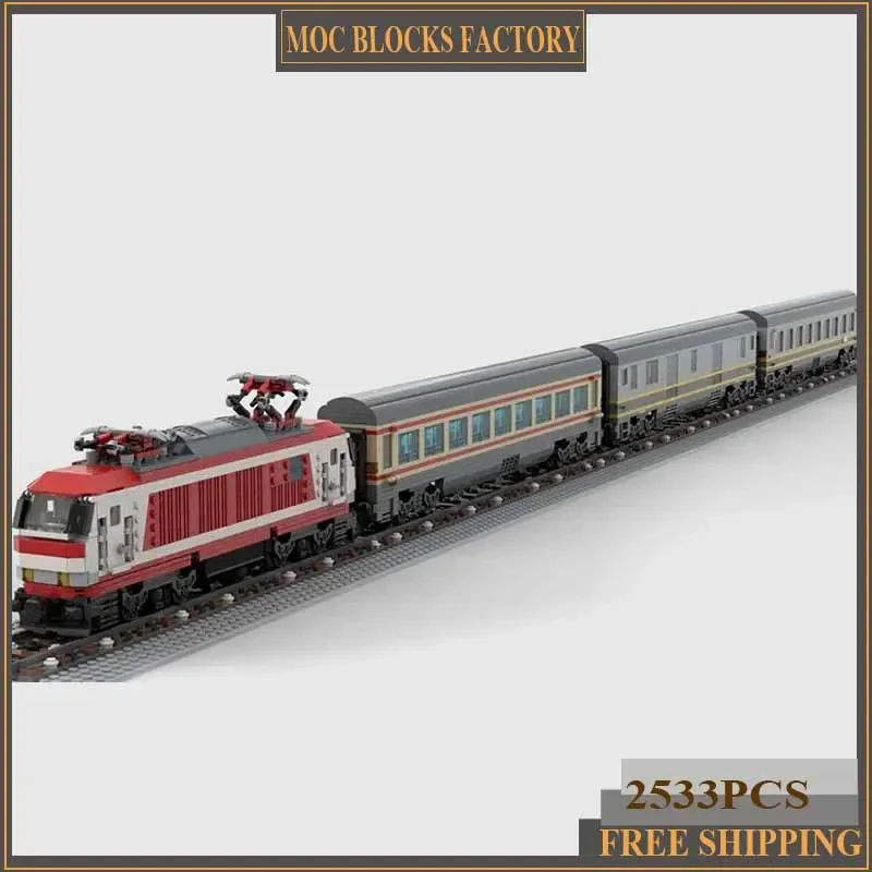 

Technical Moc Bricks City Car Model EC Colosseum Train Modular Building Blocks Gifts Toys For Children DIY Sets Assembling