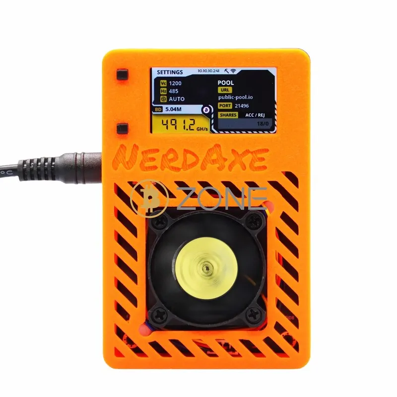 Bitaxe Nerdaxe Ultra 500GH/S 12W BM1366 ASIC Chip Open-Source Bitcoin ASIC Miner Custom für S19XP SHA256 BTC Lottery Miner