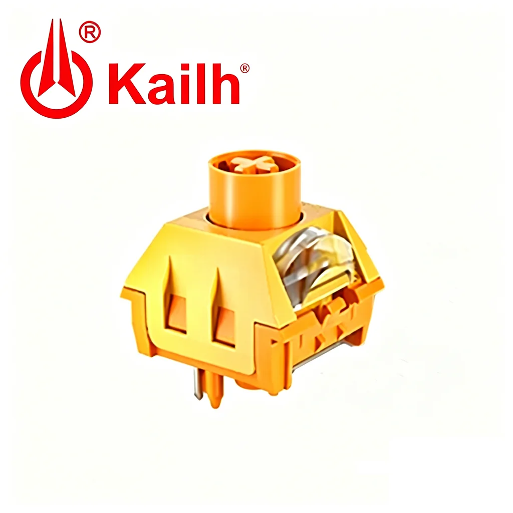 Switches de Teclado Mecânico Kailh BOX Ice Cream beeswax PRO 4.0mm 45g Linear, Totalmente em POM, Personalizados para Jogos