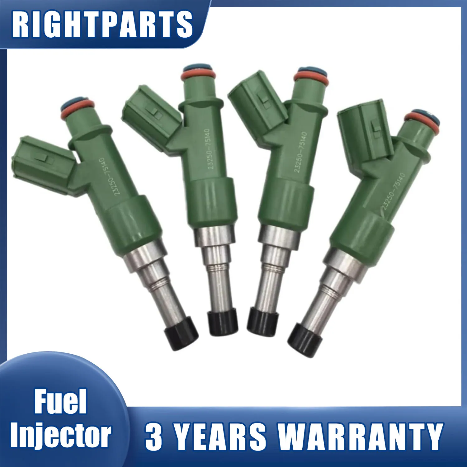 4pcs 23250-75140 23209-75140 Fuel Injectors 23250-09190 23209-09190 For Toyota INNOVA/KIJANG INNOVA 2TRFE 2004-2016