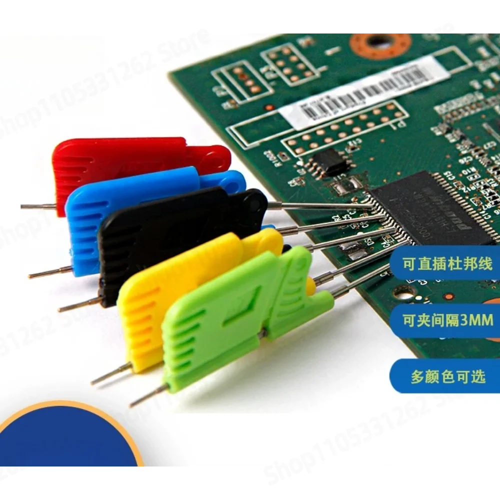 SDK08 Free Removal Chip Test Clip TSSOP Logic Analyzer IC Double Hook Clip BIOS Programming Fixture