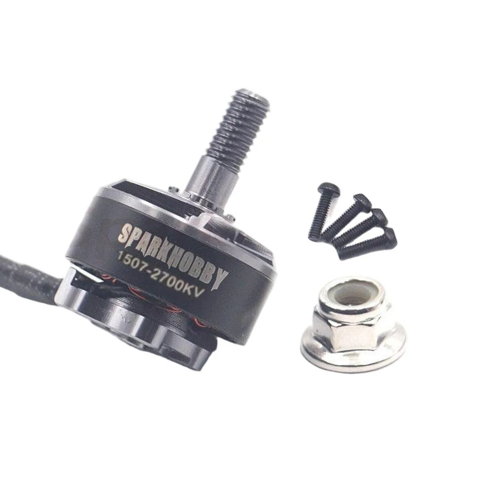 1507 Brushless Motor 2700KV/3750KV 3-6S LiPo for 3 Inch Ducted Tiny Quad, 100mm Cable, Racing Drone Motor.
