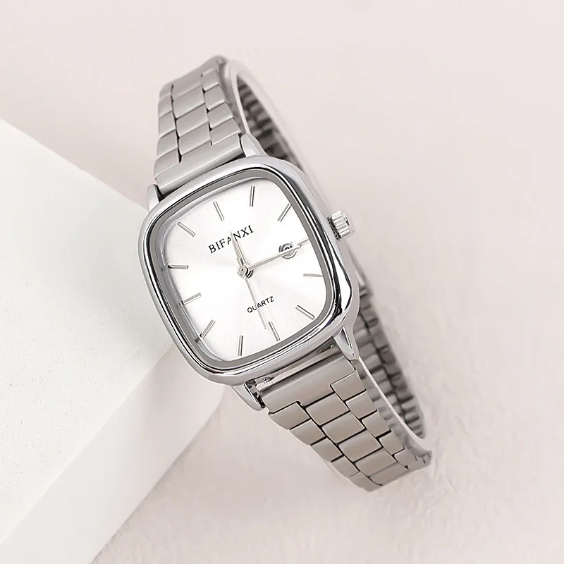 Luxury Couple Watch for Men Women Quartz Wristwatch Clock Male Square Rectangle Orologio Man Ladies Simple Business Style Reloj