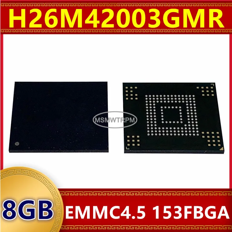 Memory Chip IC KLM8G1GEAC-B001 H26M44001ECR H26M42003GMR 8GB EMMC4.5 153FBGA Integrated Circuits New Original In Stock