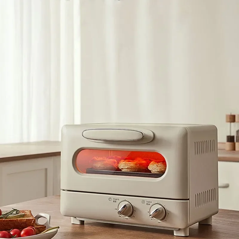 

Mini Oven Household Small Toaster Oven Baking Internet-Famous and Vintage Intelligent Automatic Multifunctional