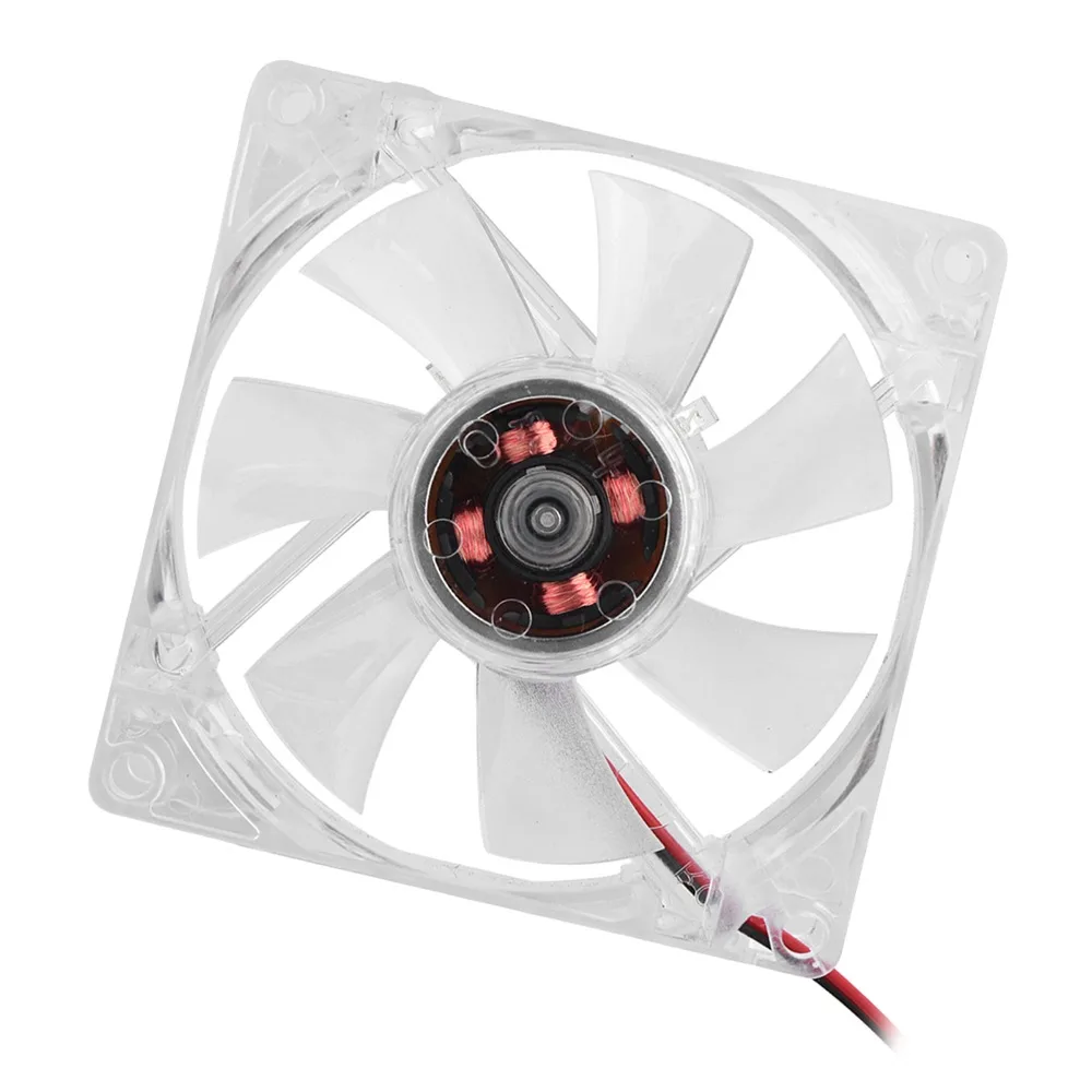 Durable 80mm LED Cooling Fan 4Pin Blue/Colorful Computer Cooler 12V PC Case Fan Computer Case Cooling
