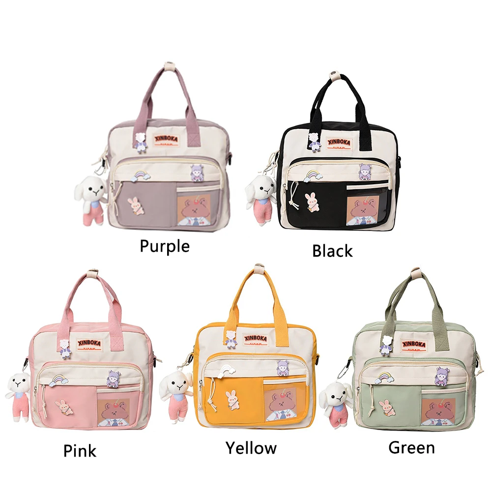 Korean Student Schoolbag Japanese Nylon Backpack Girl Travel Totes Shoulder Bags for Women Students Shopping Travel