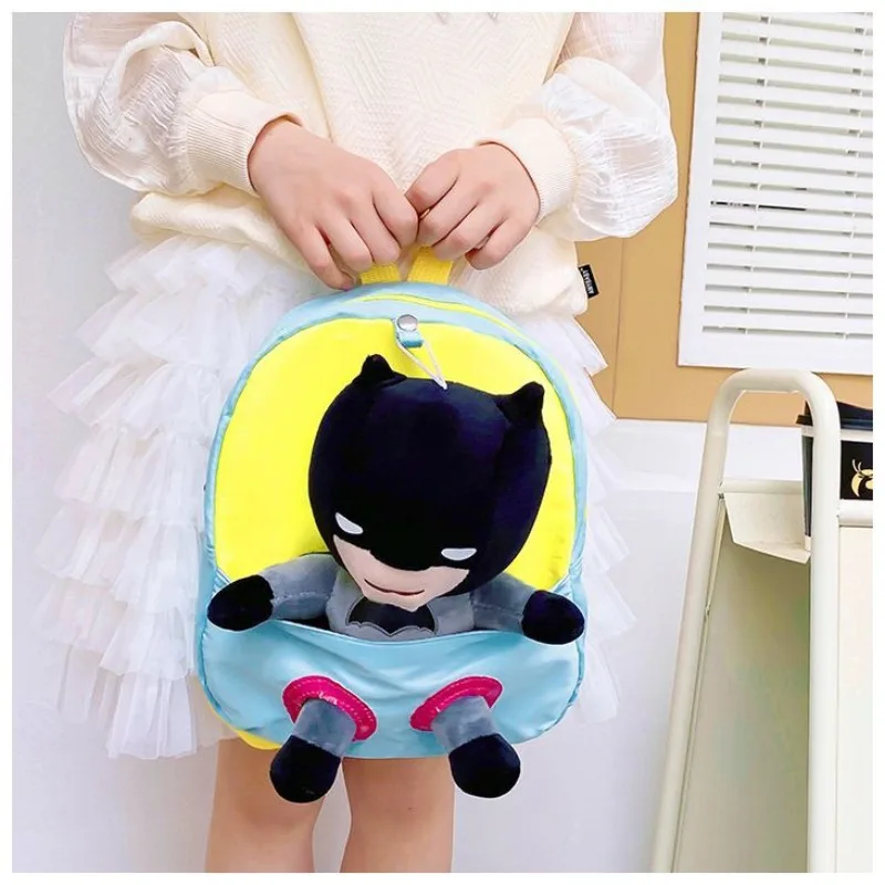 Leuke DC Batman mannelijke en vrouwelijke nieuwe creatieve cartoonfiguur modieuze lichtgewicht draagbare rugzak met grote capaciteit