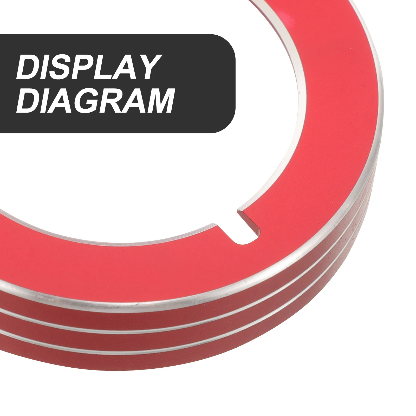 

Aluminum Alloy Headlight Switch Knob Cover For Car Interior Dashboard Decor Durable Headlights Button Ring Protector