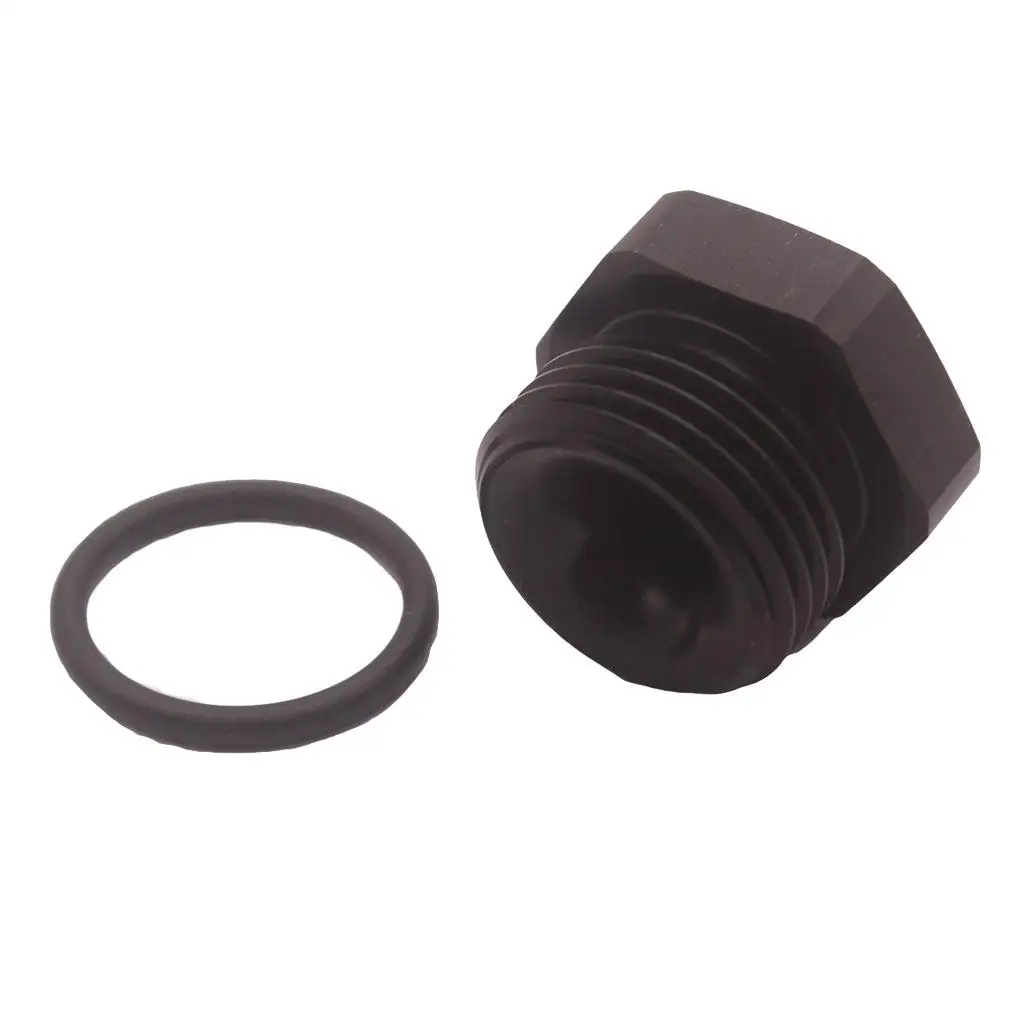 AN -10(AN10 -10) ORB Hex Head Port Plug with O ring With 1/8