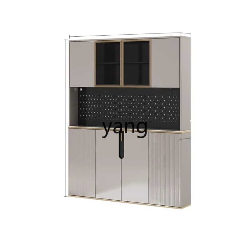 

LH ultra-thin dining side high cabinet integrated against the wall narrow storage light luxury household kitchen storage
