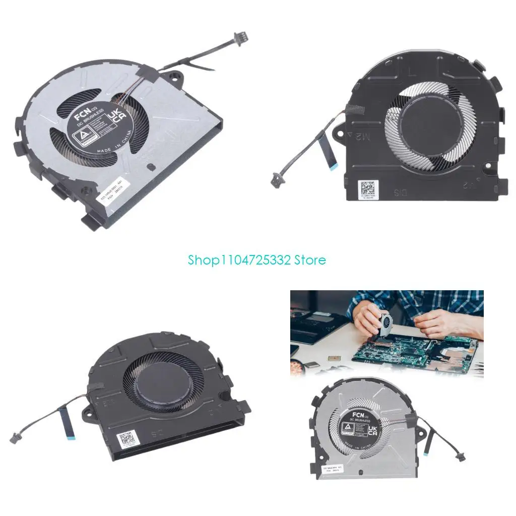 

Постоянный металлический охлаждающий вентилятор P5EA для встроенной запасной части 0PKP5N карты Visuals