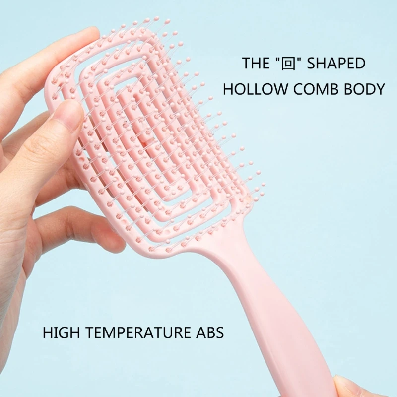 Juego peines para cabello 6 uds., peine para masaje del cuero cabelludo doble cara, peine para peinado navideño