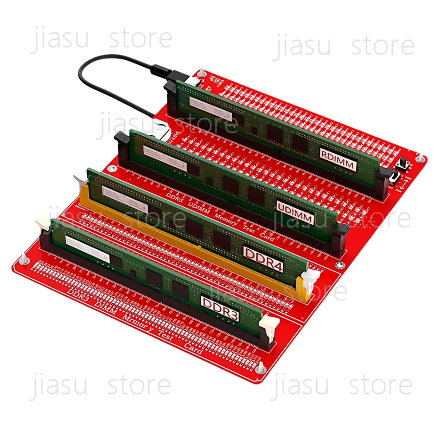 

Desktop DDR3/4/5 Server Memory Stick Tester Computer Inspection Tool Fault Diagnosis USB Power Supply