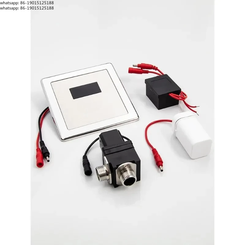 Concealed urinal induction flusher, automatic urine pocket induction solenoid valve 6v12v induction panel accessories