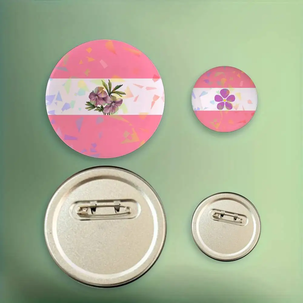 Sapphic Pride funny pink Enamel Pin Clothing Bag Accessories Brooch Cartoon Science Fiction Badge Gift