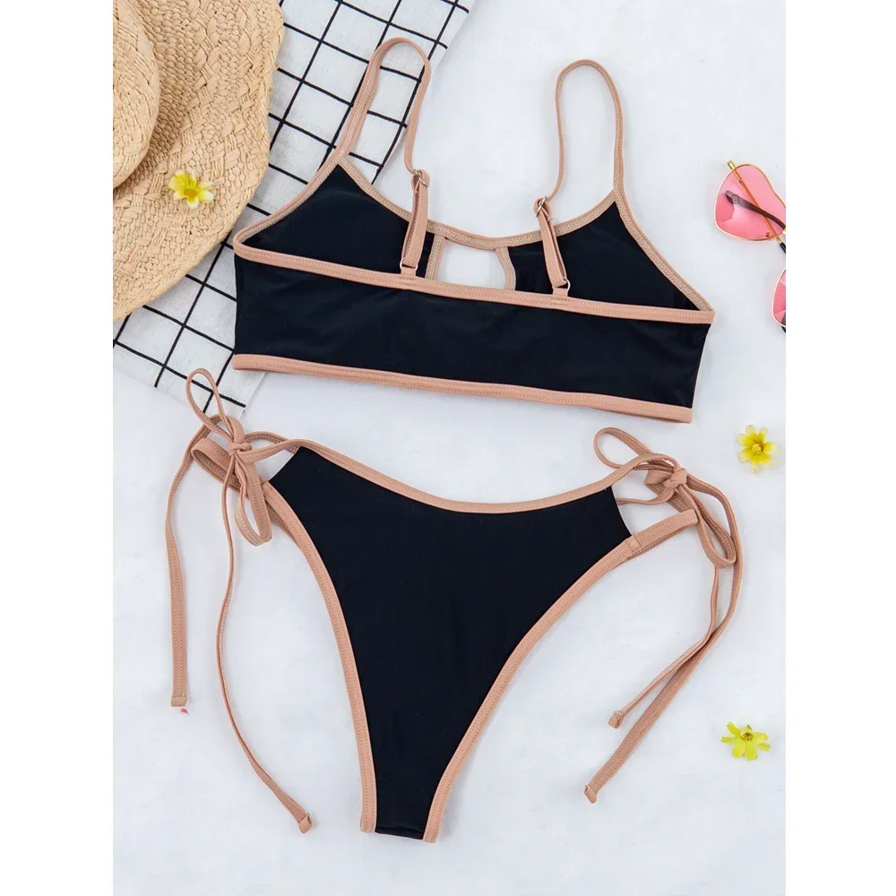 Two Piece Sexy Bikinis Set Swimwear Fashion Women's Swimsuit Casual Beachwear Pad Women Bathing Suit Brazilian Beach Swimsuits