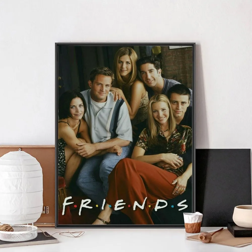 Friends TV Show Poster No Framed Poster Kraft Club Bar Paper Vintage Poster Wall Art Painting Bedroom Study Stickers