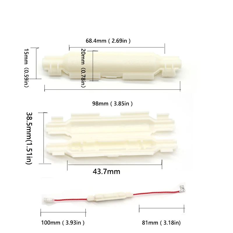 【1Set】5KV 0.85A 850mA 0.9A 900mA 0.8A 800mA 0.75A High Voltage  for Microwave Ovens Universal Fuse Holder Microwave Ovens Par