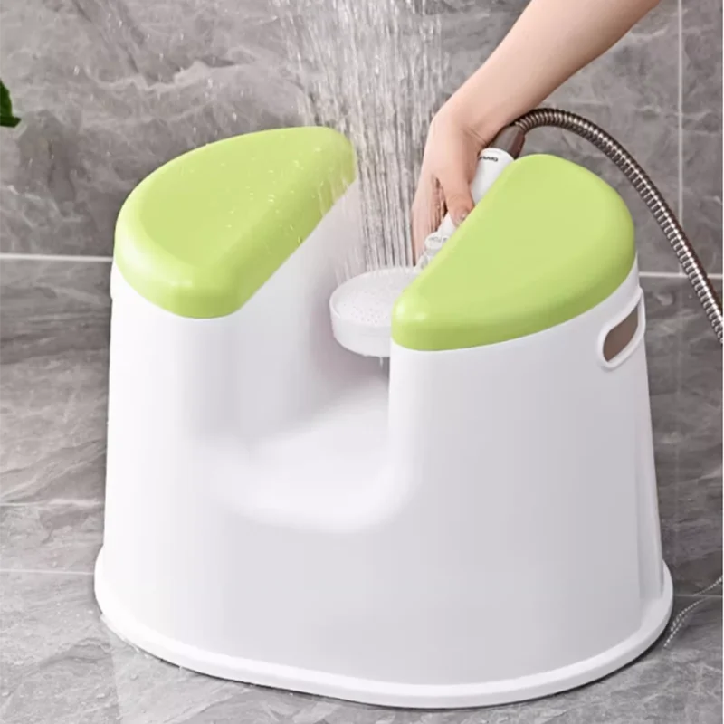 Plastic Squat Bathroom Chair Sex Squat Small Sauna Designer Stool Massage Bad Disabled Space Saving Tabouret Bathroom Furniture