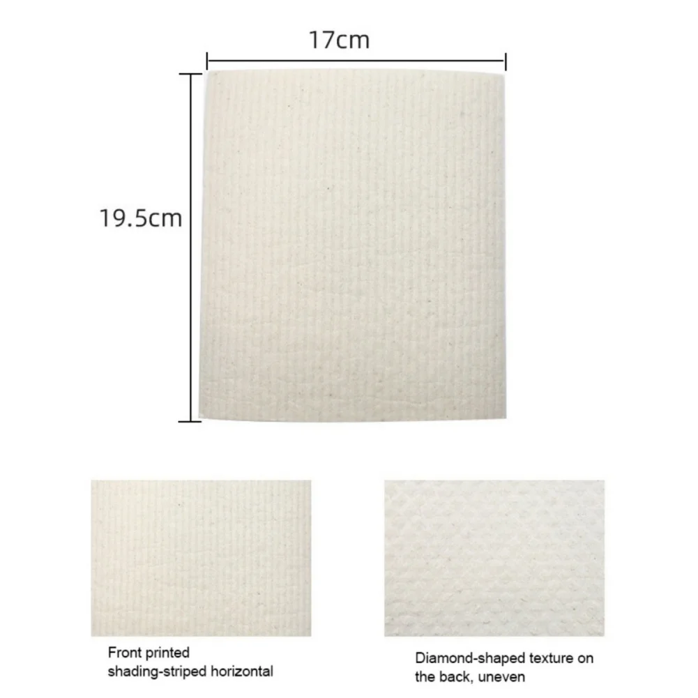 Reusable Kitchen Dishcloths Wood Pulp Cotton Dish Towels for Washing Dishes Cleaning Countertop Absorbent Cleaning Rag Wipes