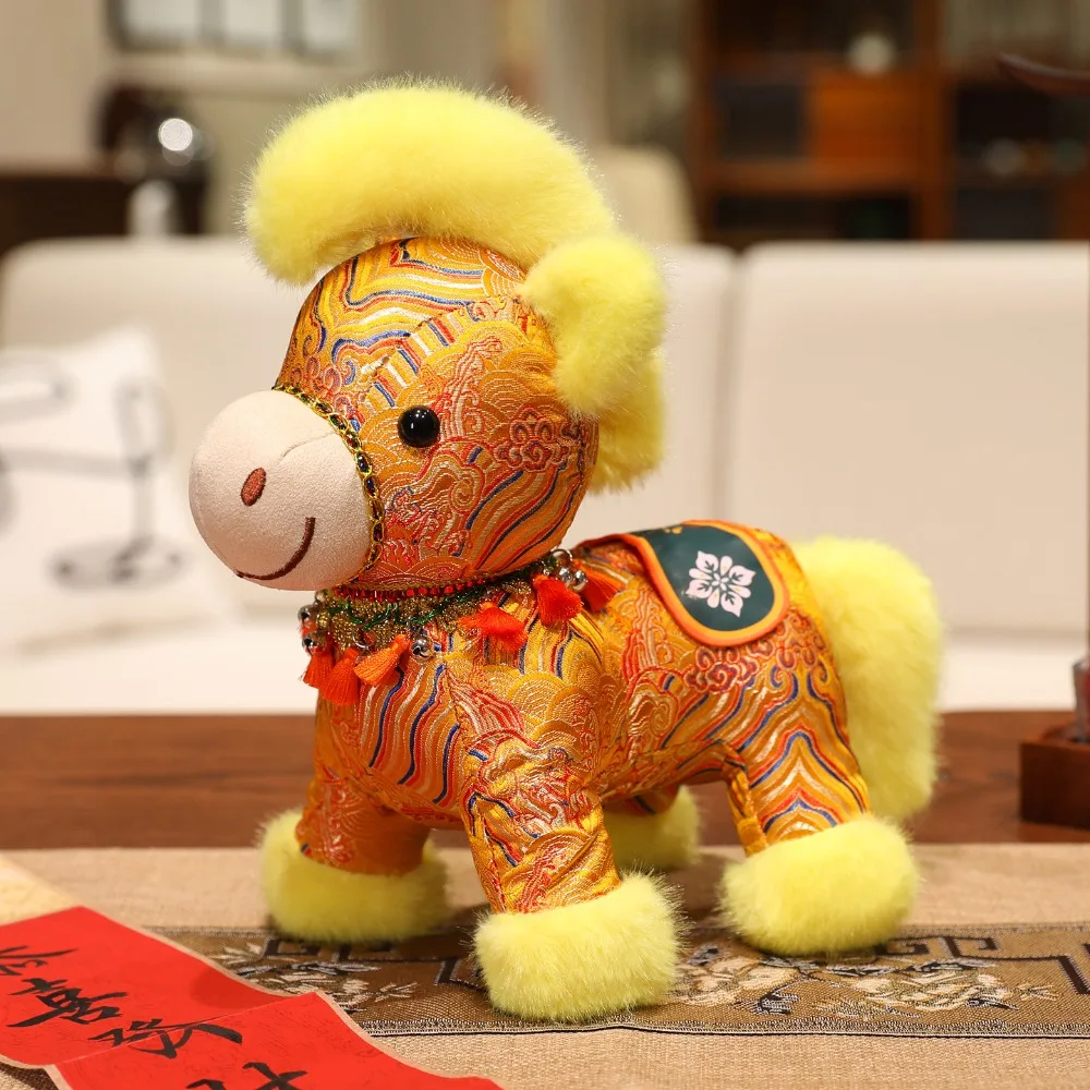 

Funny Colorful Horse Plush Doll Creative 26/20cm Cartoon Steed Doll Cute Mascot Dolls Stuffed Animal Toy Birthday Gift