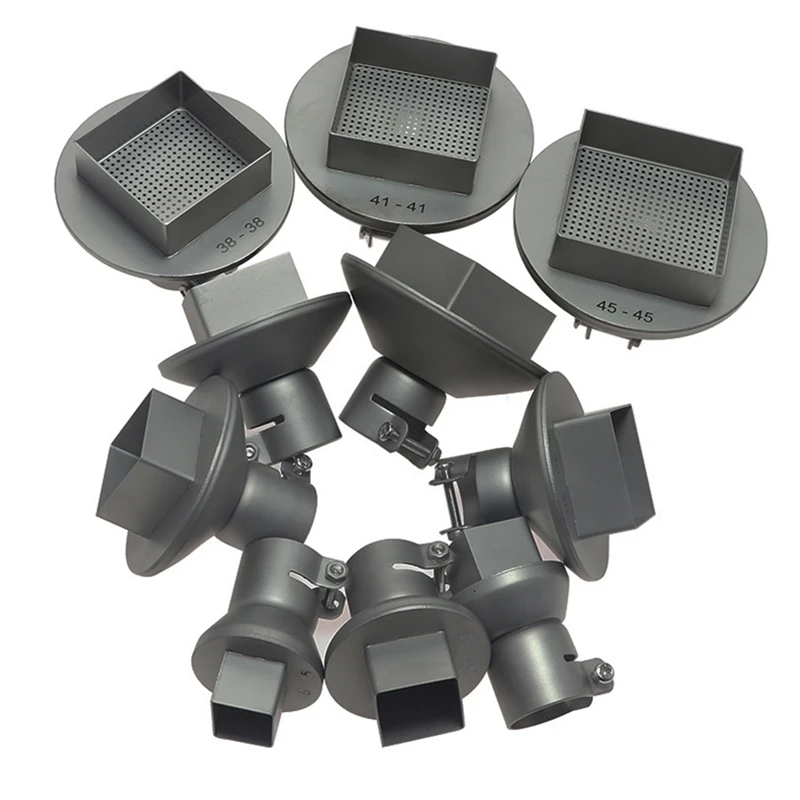 ABVJ-1Pcs BGA Nozzle SMD Welding Nozzle 850 Hot Air Welding Station Nozzles,Universal BGA Nozzle Welding Accessories