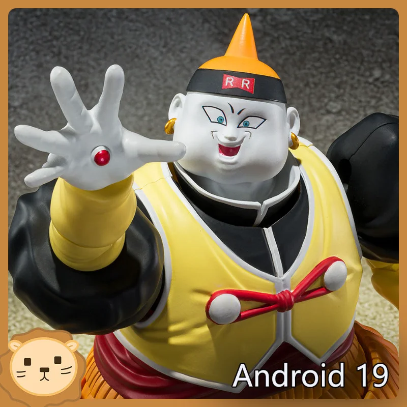 In Stock Bandai SHF Dragon Ball Z Android 19 Red Ribbon Army 1/12 Scale Articulated Action Figure Tamashii Web Exclusive