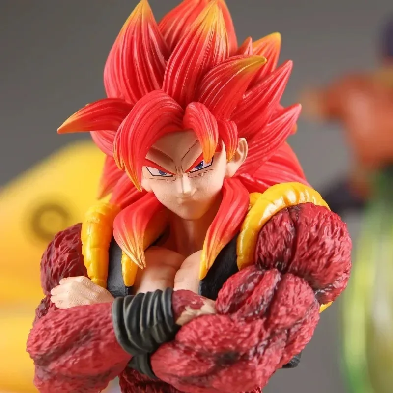 JG 33cm ドラゴンボール アニメ フィギュア 超サイヤ人4 ゴジータ アクションフィギュア 孫悟空 スタチュー PVC モデル コレクション おもちゃ ギフト