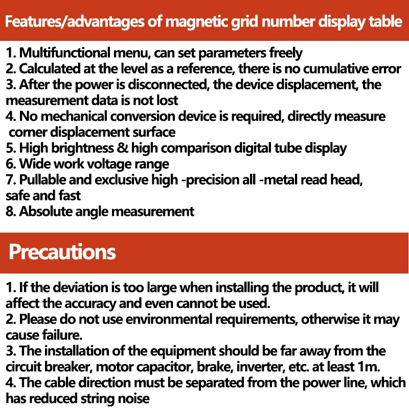 Imagem -05 - Digital Radout Dro Grade Magnética Alta Precisão Instrumento de Medição de Corte e Posicionamento Atualização Portátil M301 Novo