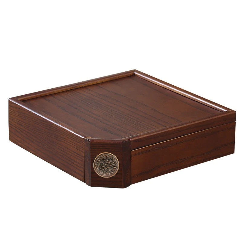 

Solid wood Pu'er tea box, tea can, tea knife, tea set, storage box, tea tray, multi-layer tea leaves, moisture-proof sealed jar