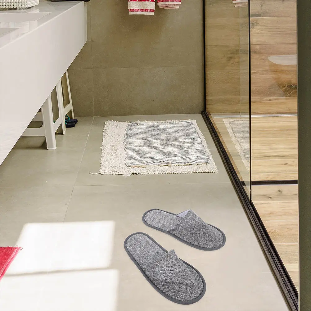 10 個ポータブル折りたたみ軽量スリッパ旅行ホームスリッパ滑り止め屋内家庭用ホテルゲストシューズホテルゲストシューズ