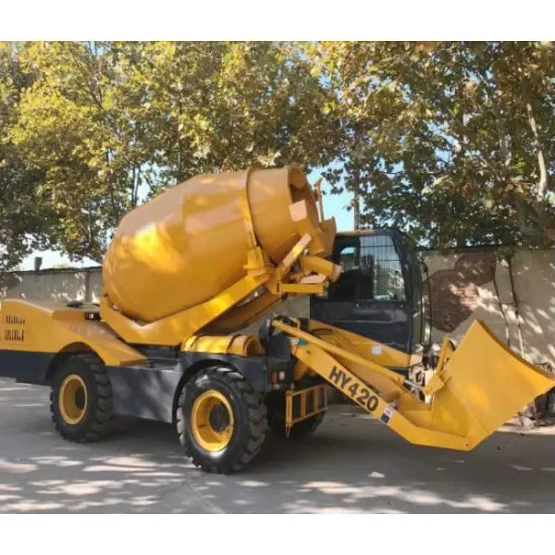 HL HY420 Self Loading Concrete Mixer with Pump for Sale
