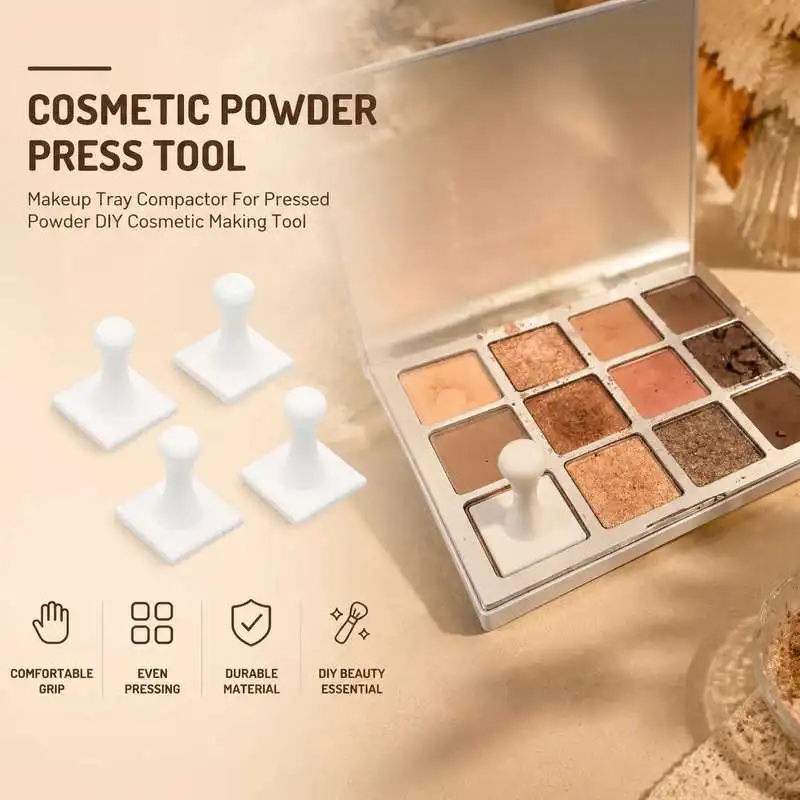Powder Compacting Tool Cosmetic Tray Press Mold For DIY Pressed Powder Makeup Production