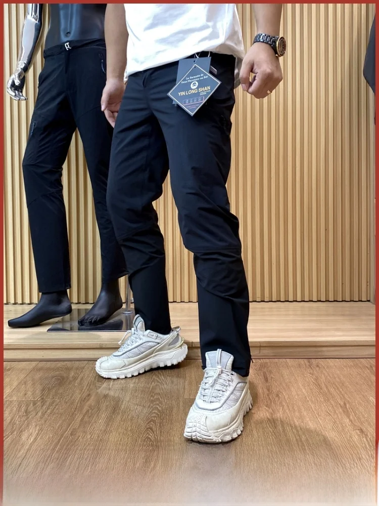 

High-End Outdoor Soft ell Waterproof Trousers Casual Guide Pants Windproof Breathable Outdoor Leisure Long Trousers