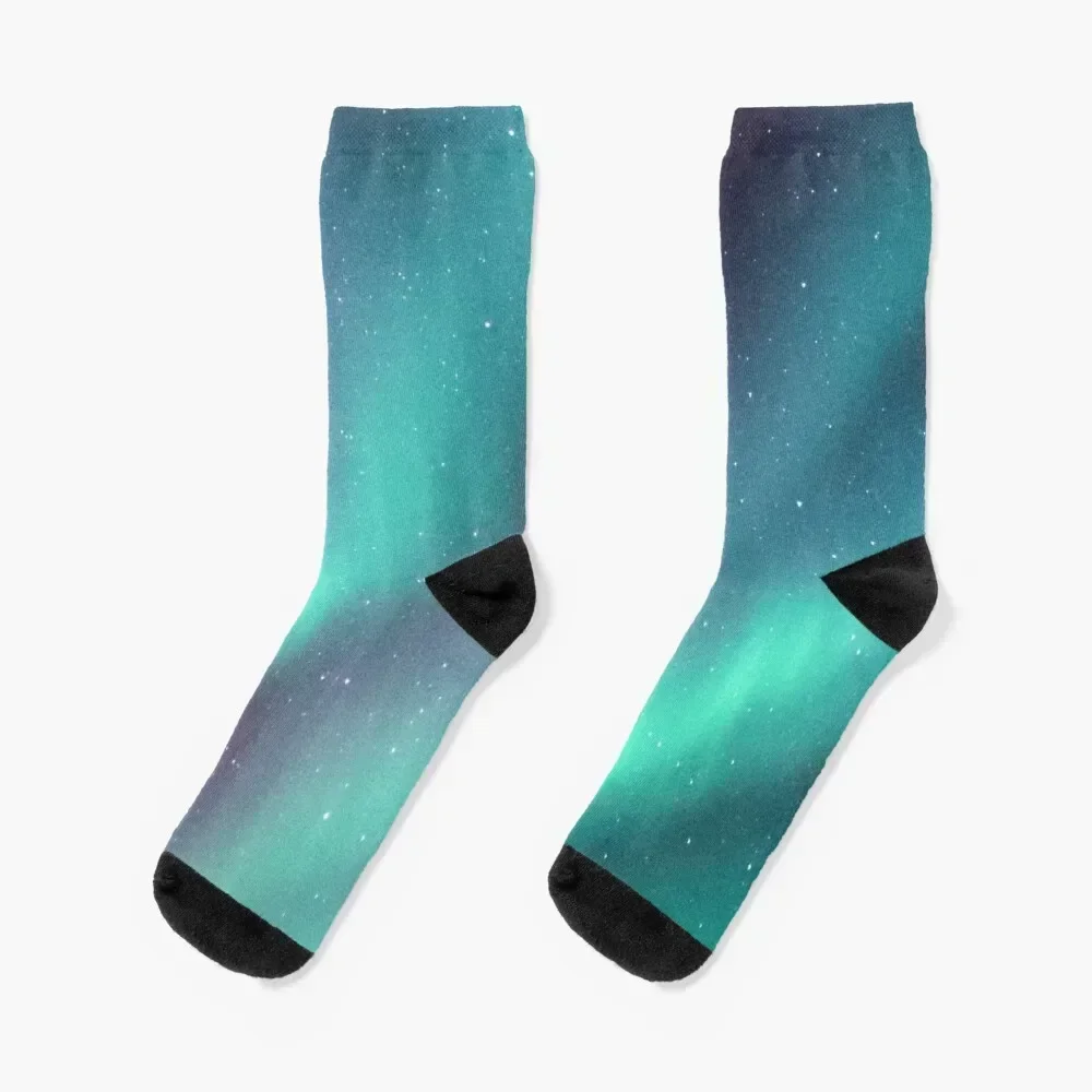 

Aurora Borealis Socks ankle new year designer brand Socks Man Women's