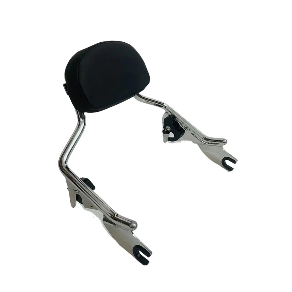 Motorcycle One-piece Detachables Passenger Backrest Sissy Bar Pad for Harley Road King Road Glide 2009-2024