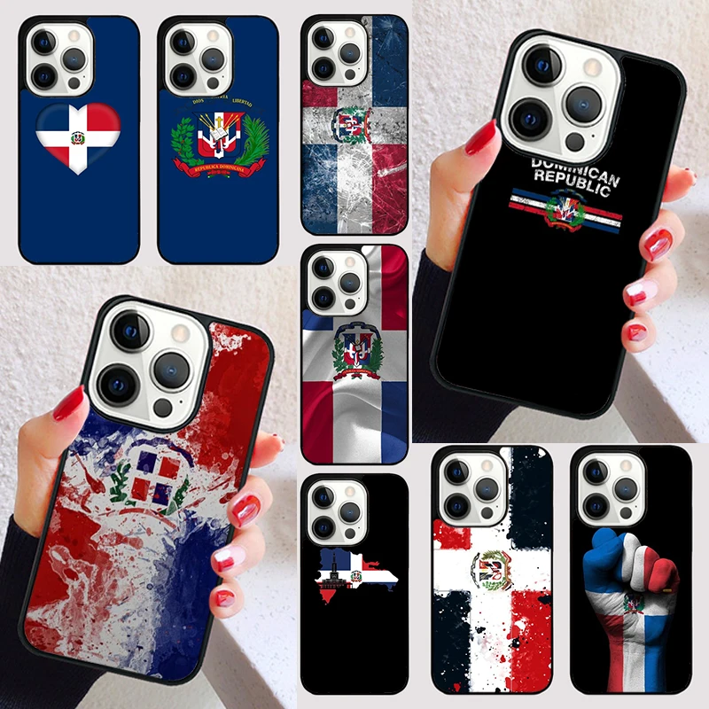 Dominican Republic Coat Of Arms Phone Case for iPhone 16 15 SE2020 6 7 8 Plus for Apple 13 11 12 14 Mini Pro Max Cover coque