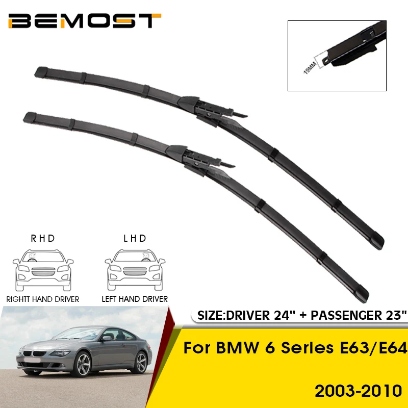 Car Wiper Blade For BMW 6 Series E63/E64 2003-2010 Windshield Windscreen Front Window Blades 24