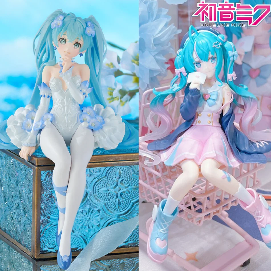 2 Arten Hatsune Miku Anime Figur Kawaii PVC Modell Puppe Action Figur Blume Fee Matrosenanzug Ver Ornamente Weihnachten Spielzeug Geschenke