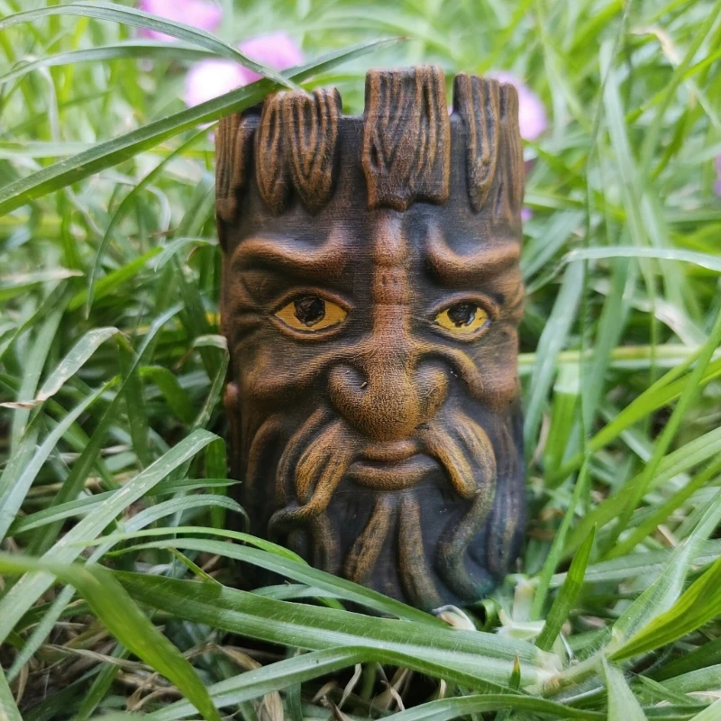 Tree Stump Elder Flexible Ornament Molds Silicone Flowerpot Moulds 97QE